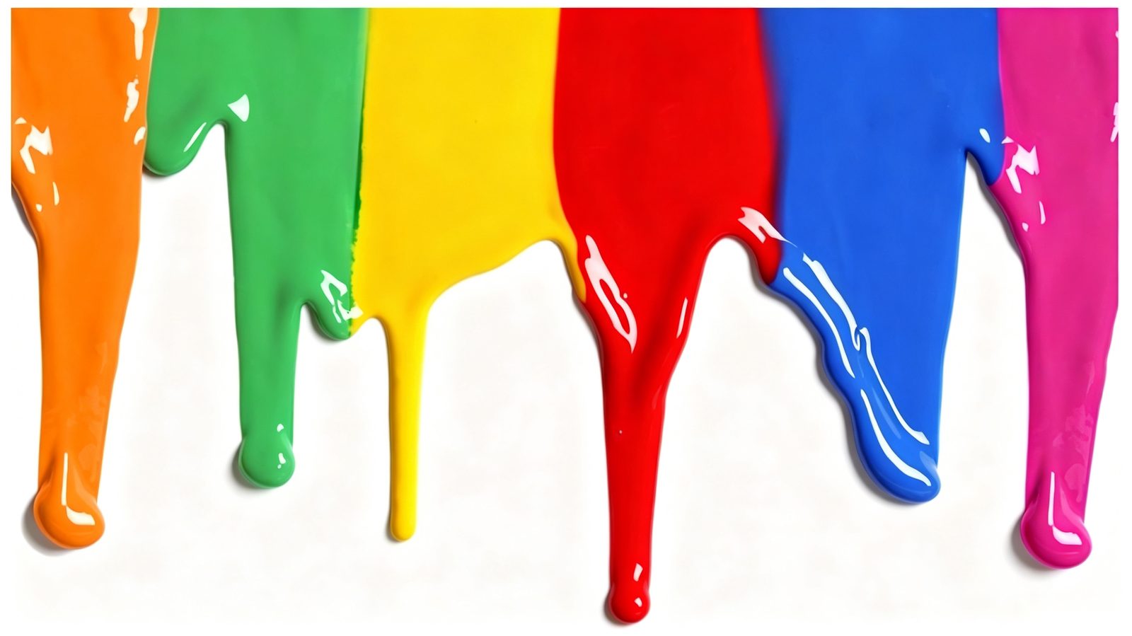 Fluorescent neon paint splash